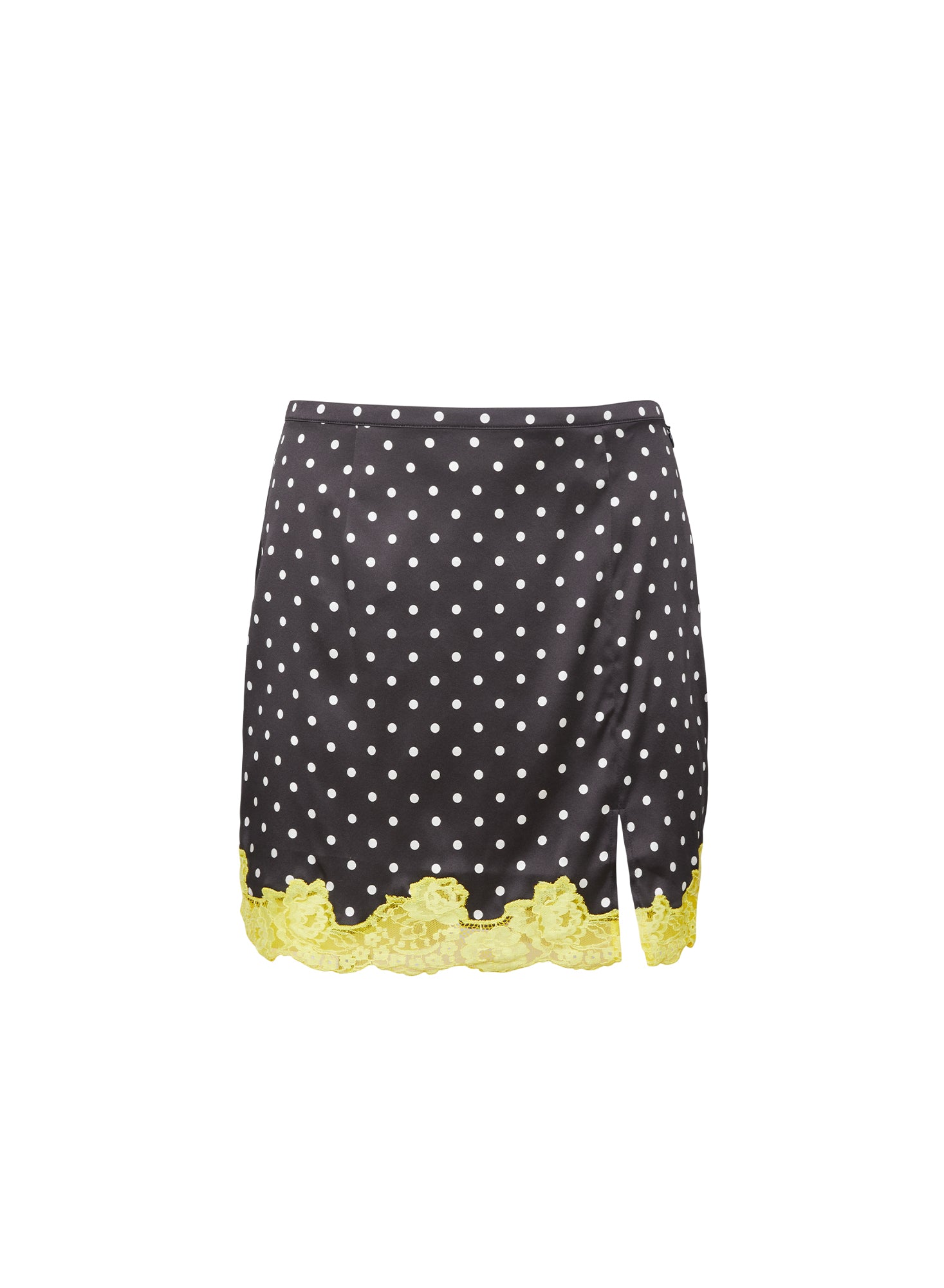 Juliet Lace Silk Skirt-Dots- Fleur du Mal