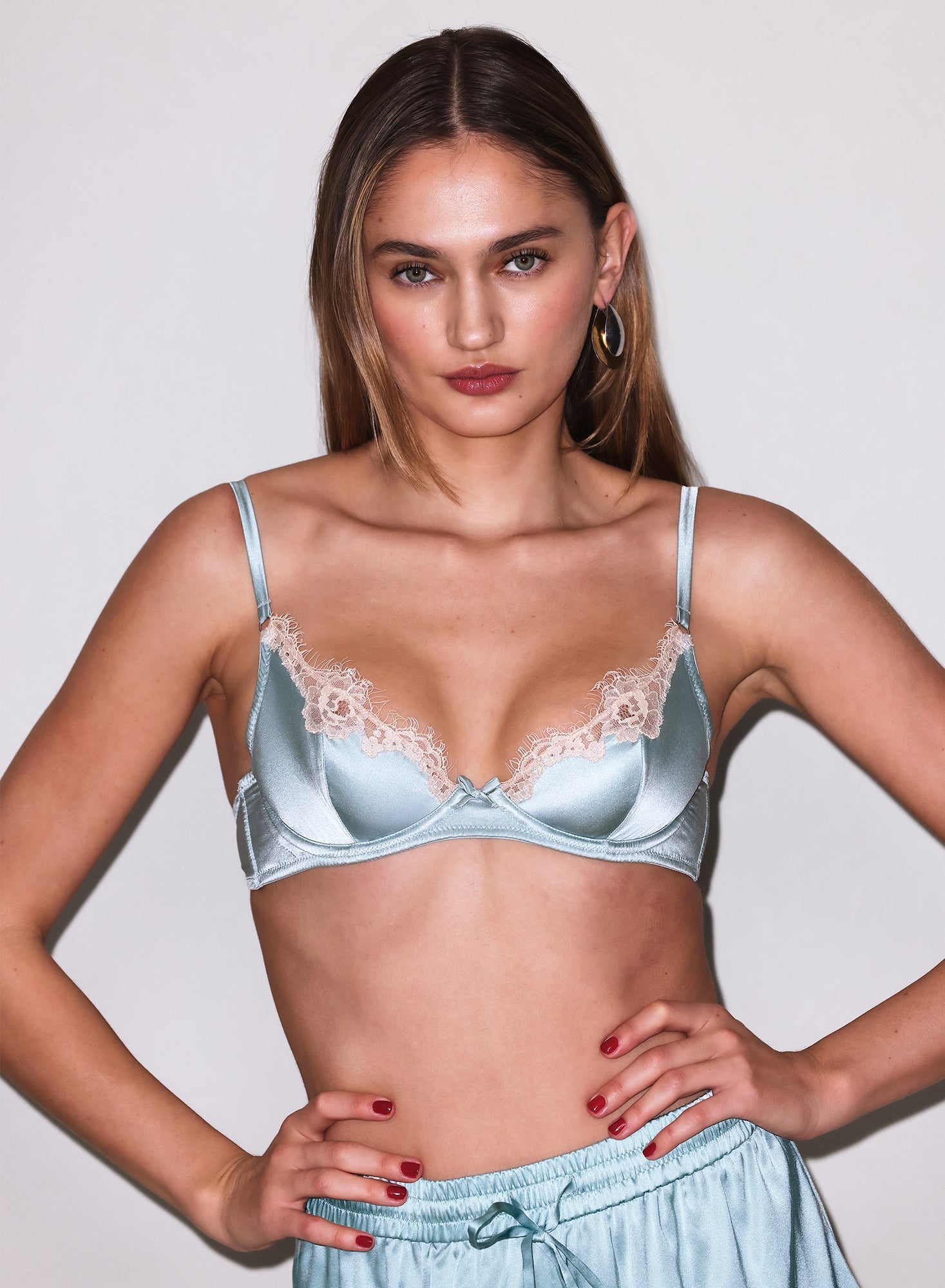 FROSTED MINT-BRA
