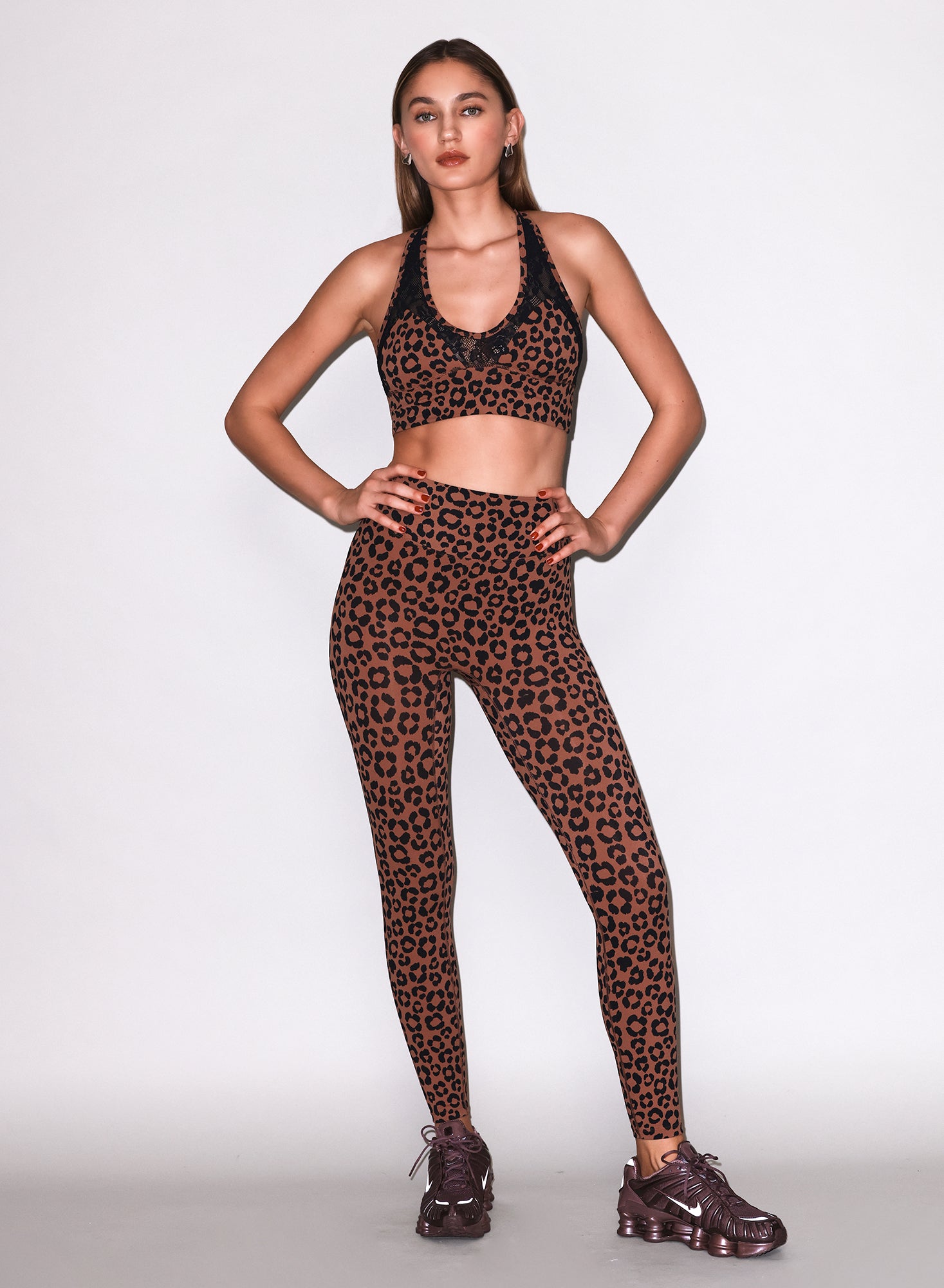 Sculpt Legging-Leopard-fleur du mal