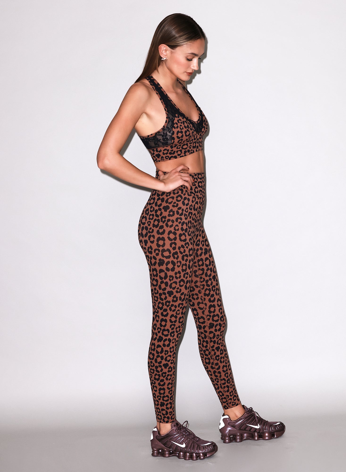 Sculpt Legging-Leopard-fleur du mal