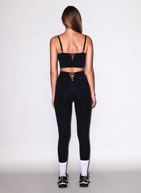 Sculpt Molded Sports Bra- black- Fleur du Mal