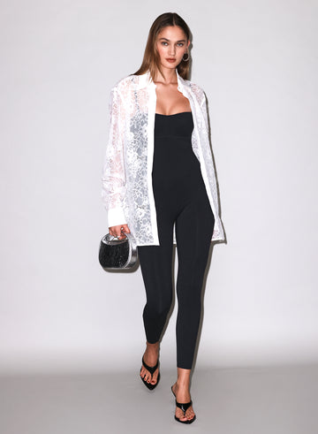 Black - Sculpt Catsuit | Fleur du Mal