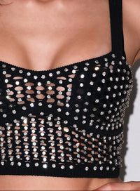 Spotlight Bralette in black- fleur du mal