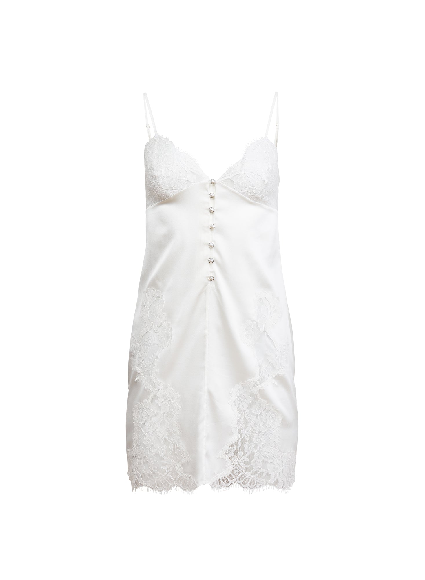 Mia Lace Silk Slip