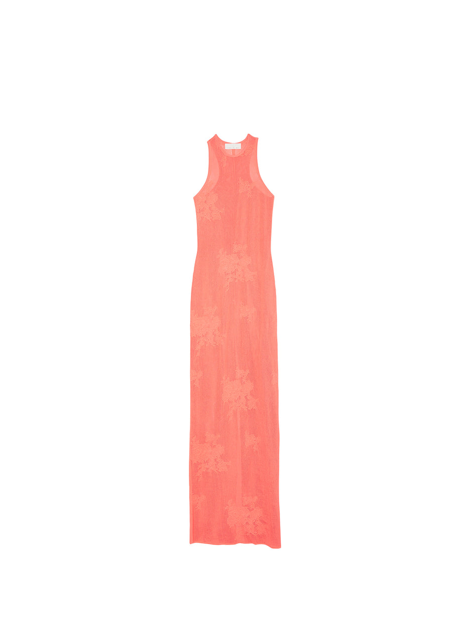 Tangerine - Lace Pointelle Maxi Dress | Fleur du Mal