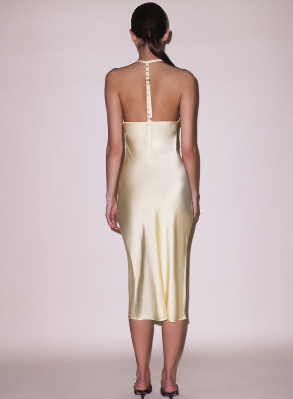 Buttercream - Buckle T-Strap Dress | Fleur du Mal