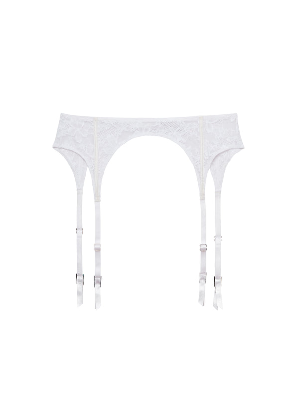 Ivory - Le Stretch Lace Garter Belt | Fleur du Mal