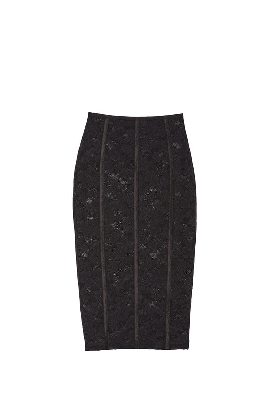 Le Stretch Lace Pencil Skirt