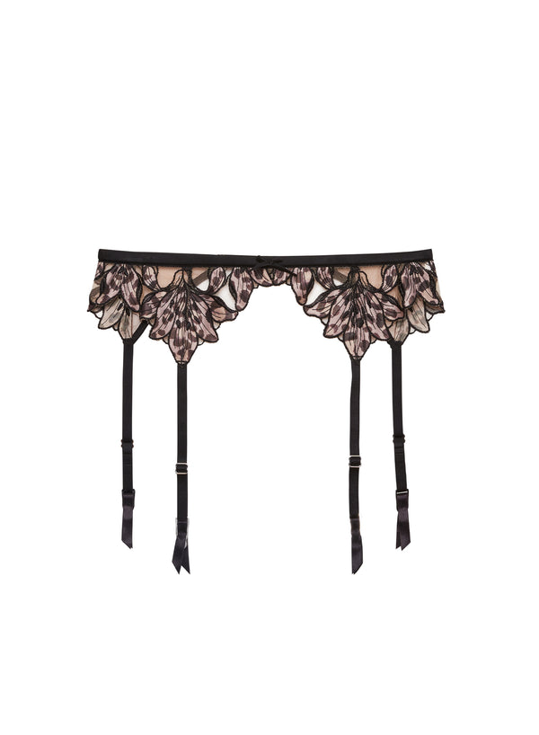 Leopard lily - Lily Embroidery Garter Belt | Fleur du Mal