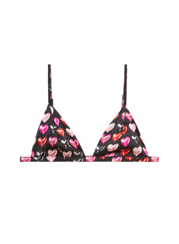 Heartbreaker print - Luxe Triangle Bra | Fleur du Mal