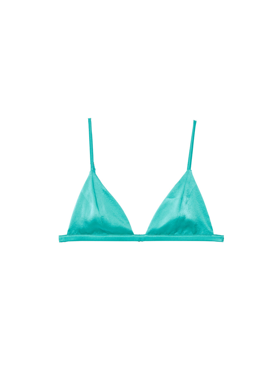 Sea glass - Luxe Triangle Bra | Fleur du Mal