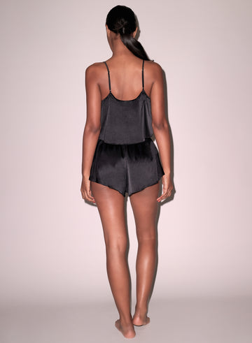 Black - Luxe Flutter Short | Fleur du Mal