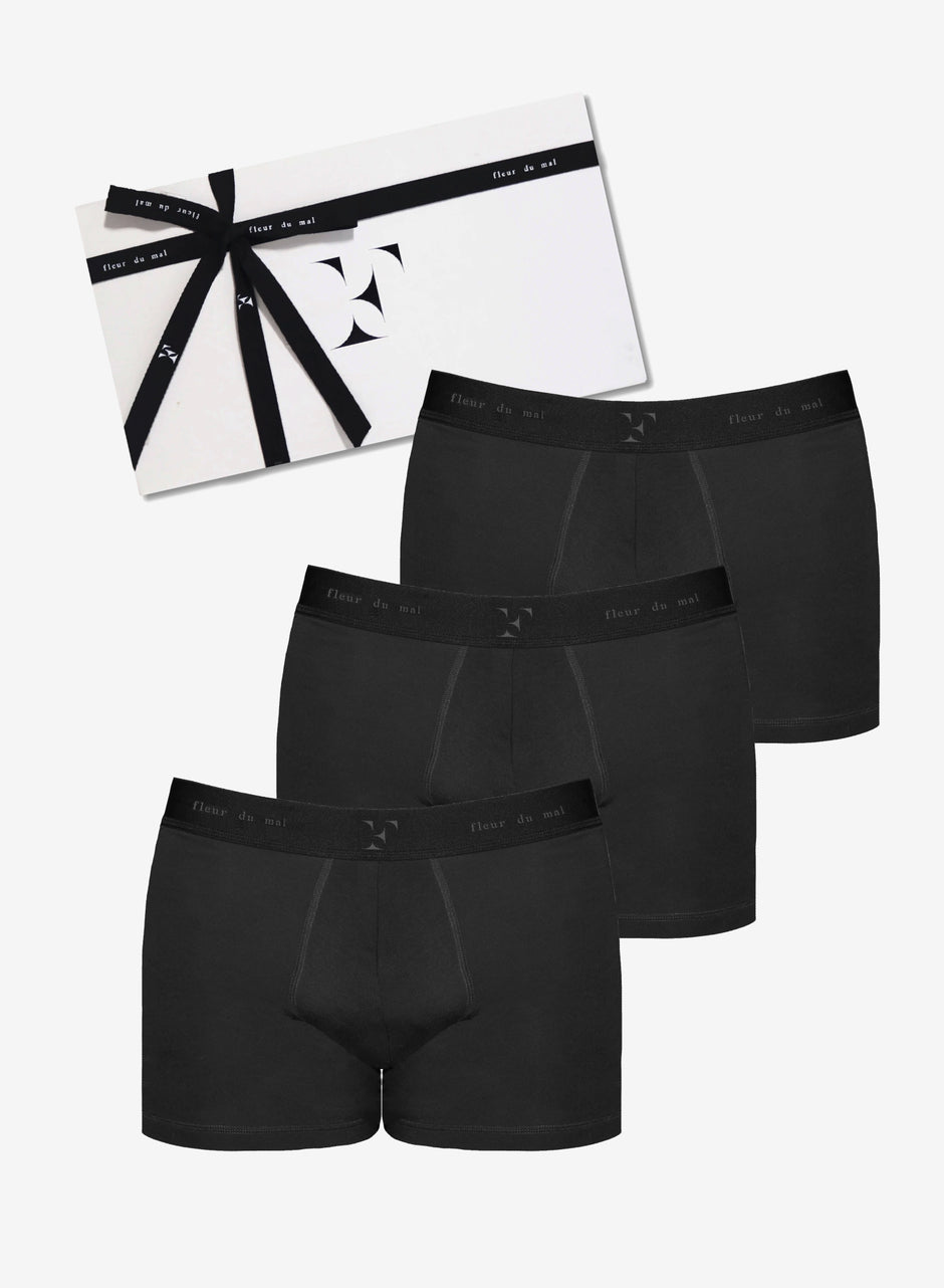 Black - Men's Boxer 3-Pack | Fleur du Mal