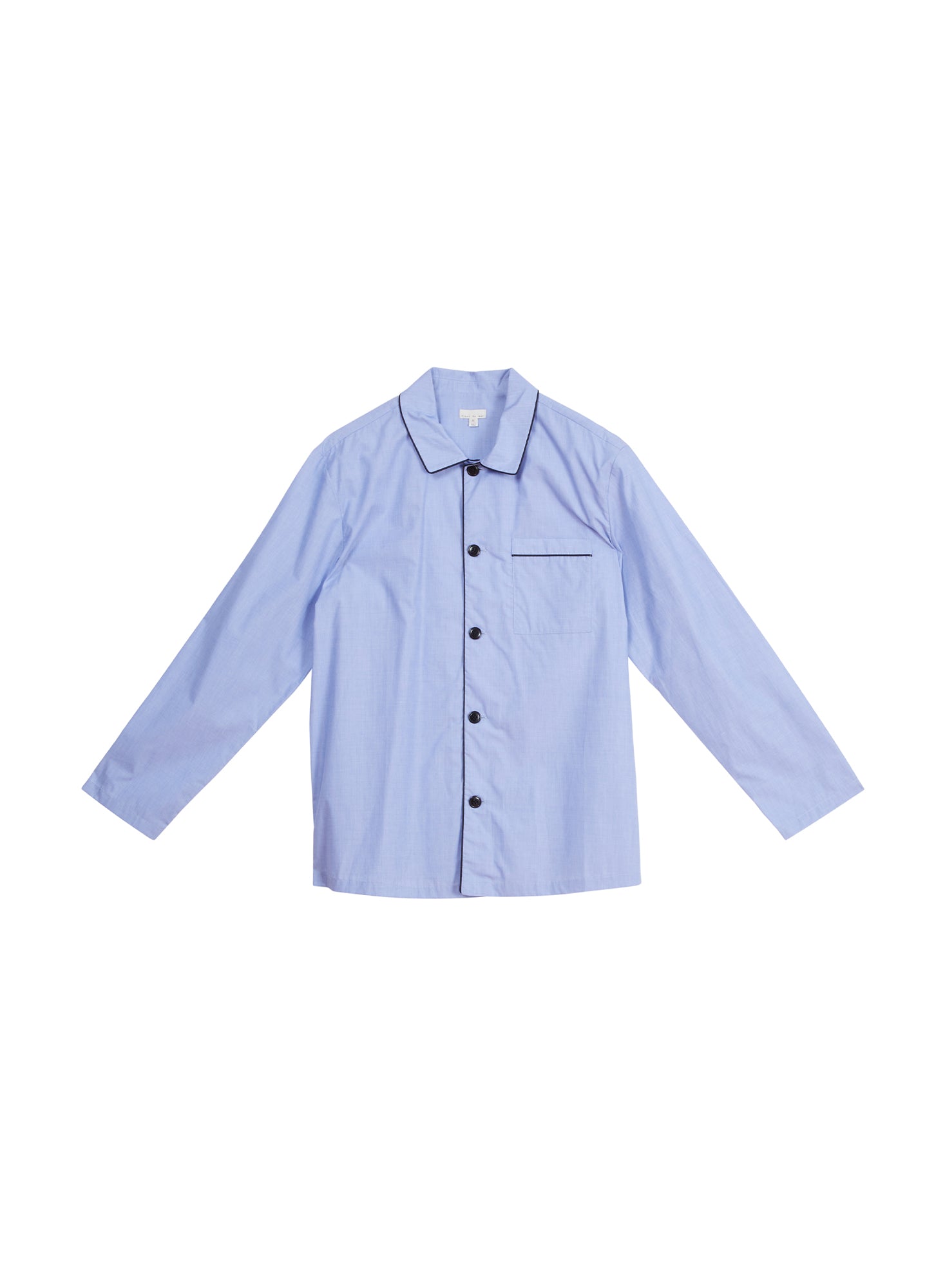 Mens Poplin PJ Top