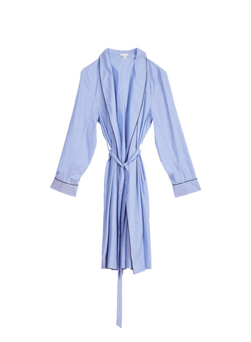 Pacific blue - Poplin Robe | Fleur du Mal