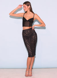 Mesh Longline Bustier