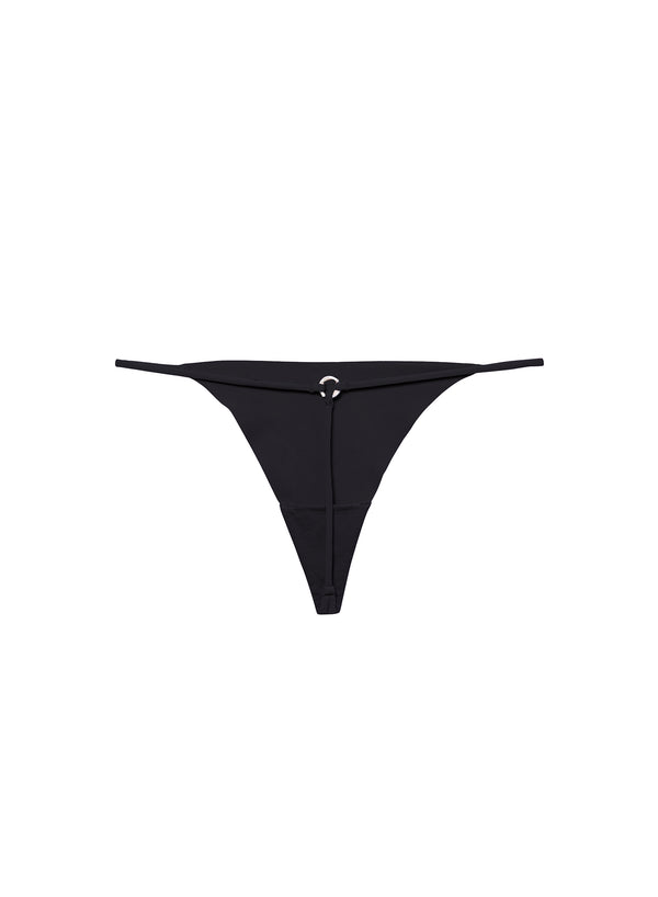 Black - Le Stretch Micro V-String | Fleur du Mal