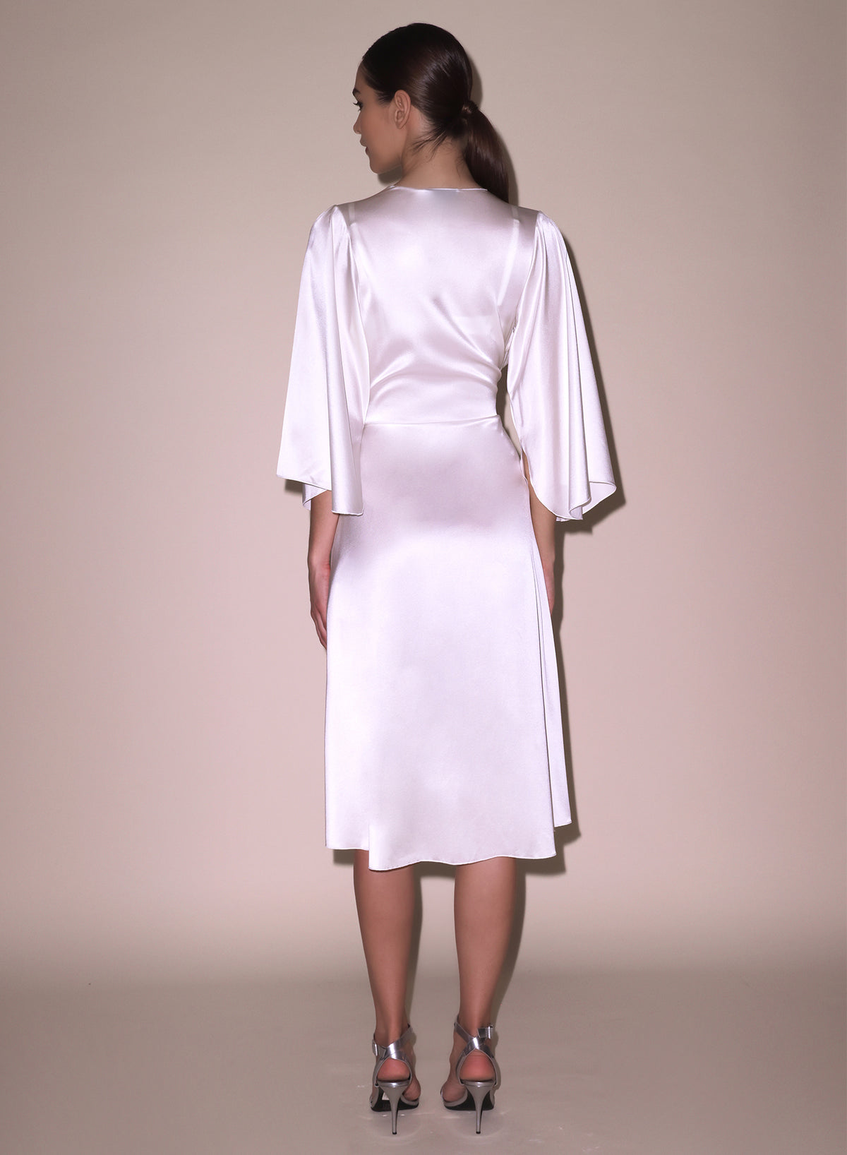 Midi Angel Sleeve Robe | Fleur du Mal