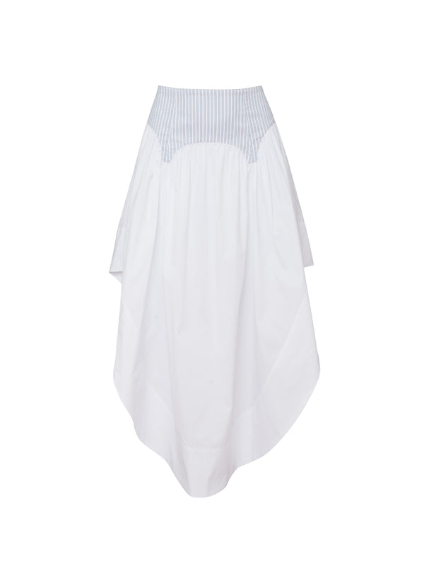 East hampton stripe - Poplin Garter Skirt | Fleur du Mal