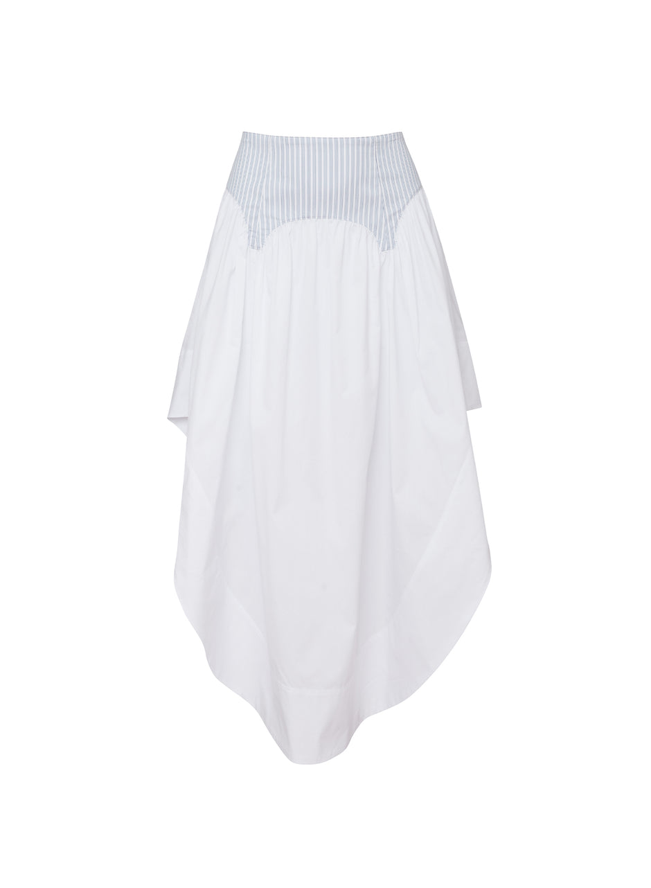 East hampton stripe - Poplin Garter Skirt | Fleur du Mal