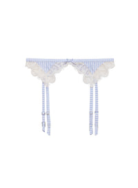 Hampton Poplin Garter Belt-Fleur du Mal-flat