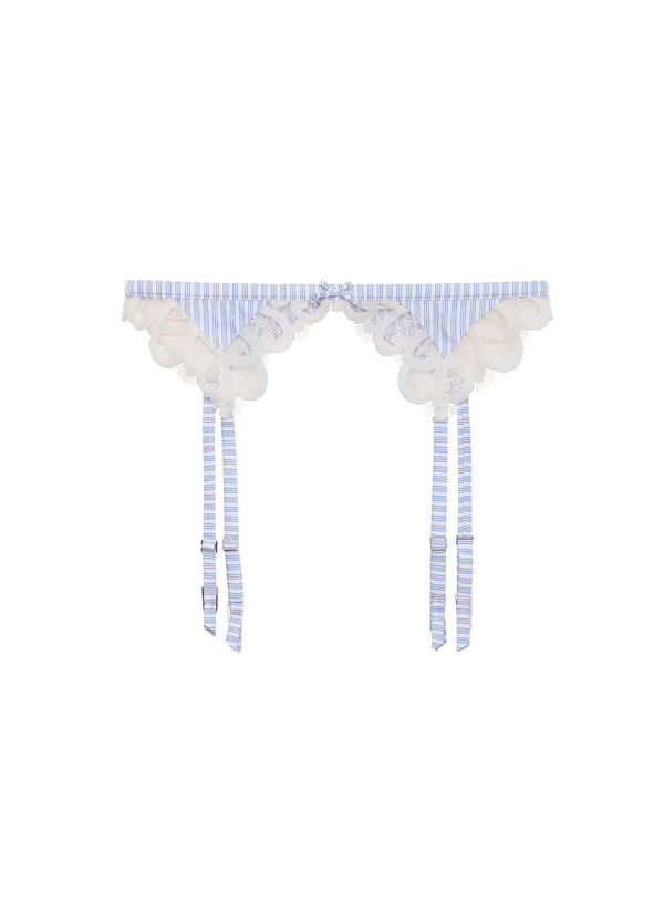 East hampton stripe - Hampton Poplin Garter Belt | Fleur du Mal