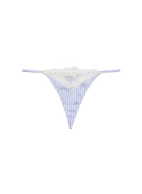 Poplin v-string flat-fleur du mal