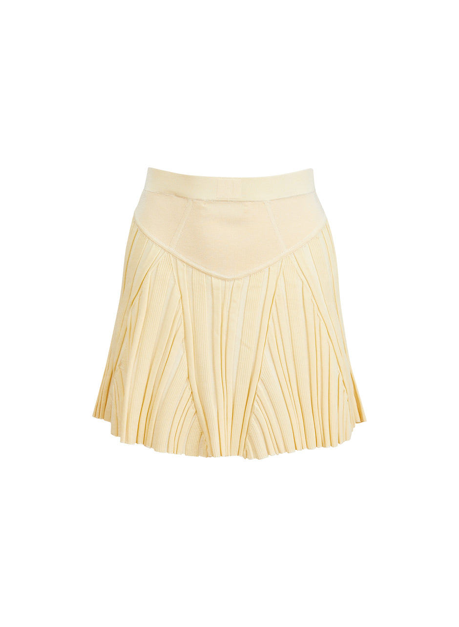 Butter - Rib Flared Skirt | Fleur du Mal