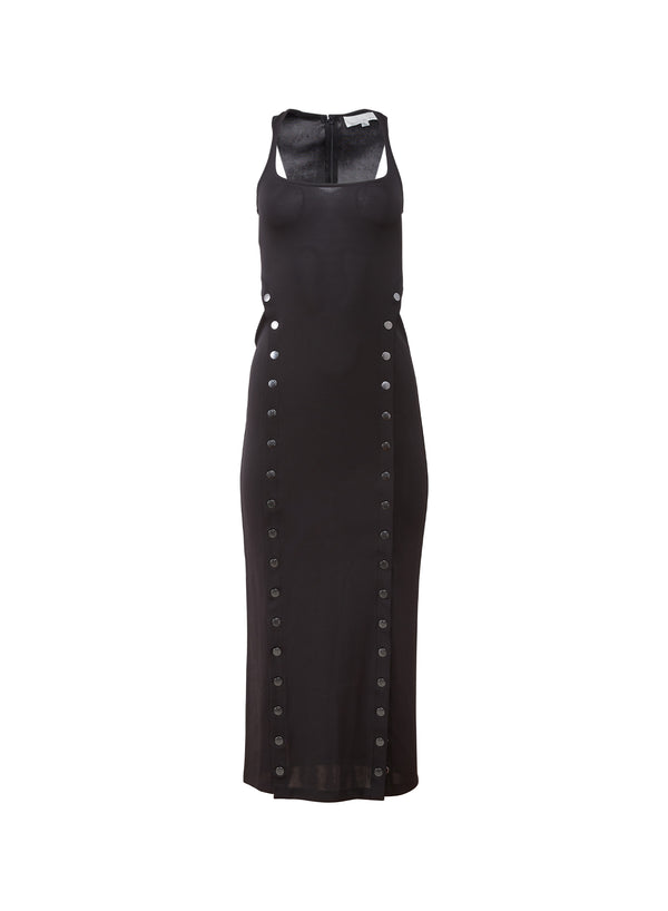 Black - Scooped Undo Me Dress | Fleur du Mal