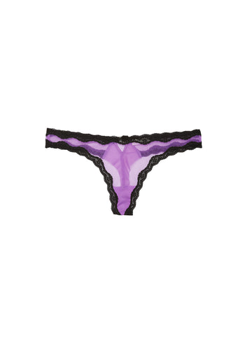 Spring lavender - Sheer Tulle Thong | Fleur du Mal