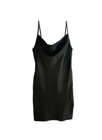 Short Cowl Neck Slip in black- fleur du mal