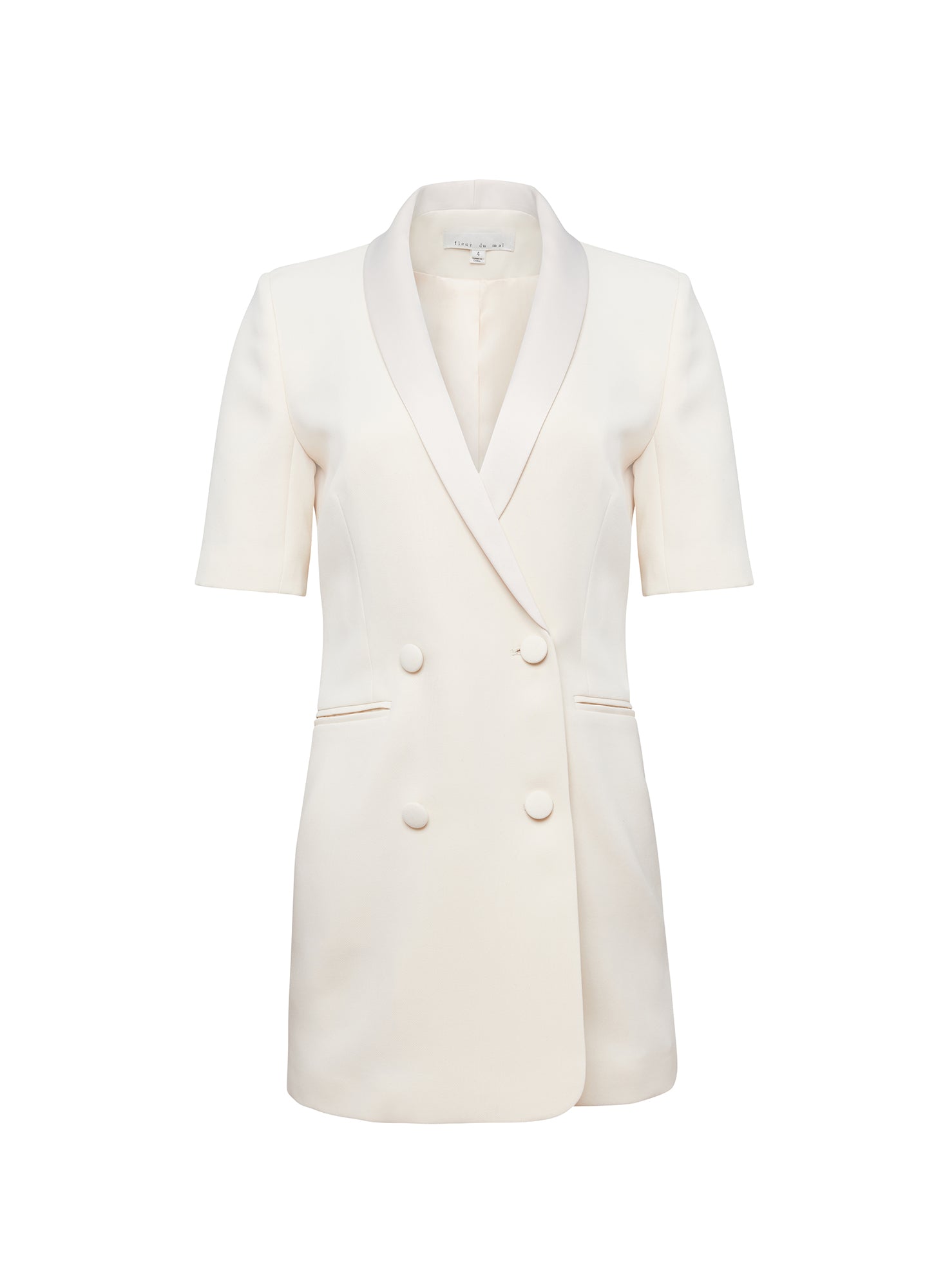 Short Sleeve Blazer Dress