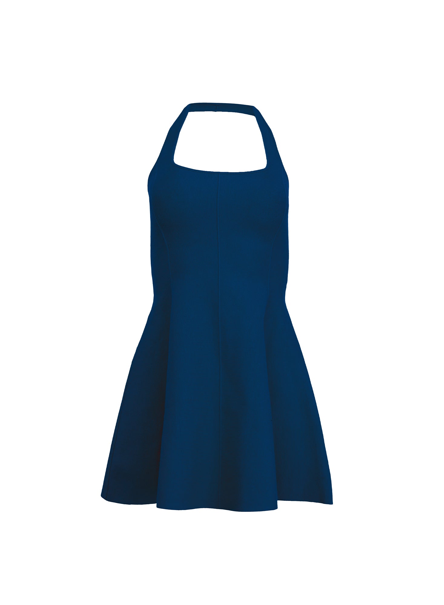 Sofia Flared Dress in Navy