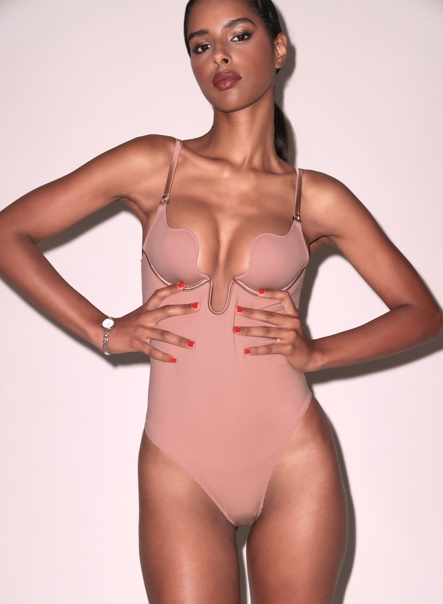 Le Stretch Micro Seduce U-Plunge Bodysuit