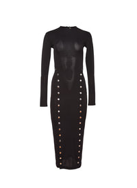 Undo Me Dress in black-fleur du mal