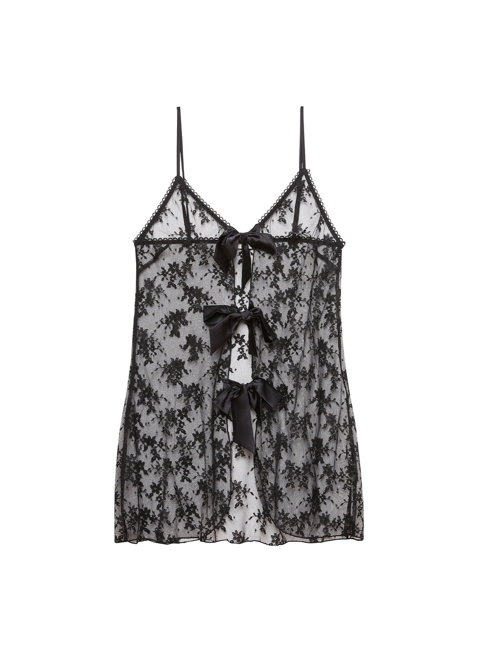 Black - Untie Me Nightie | Fleur du Mal