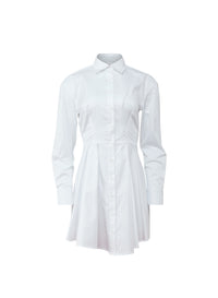 Zoe Dress in white-fleur du mal