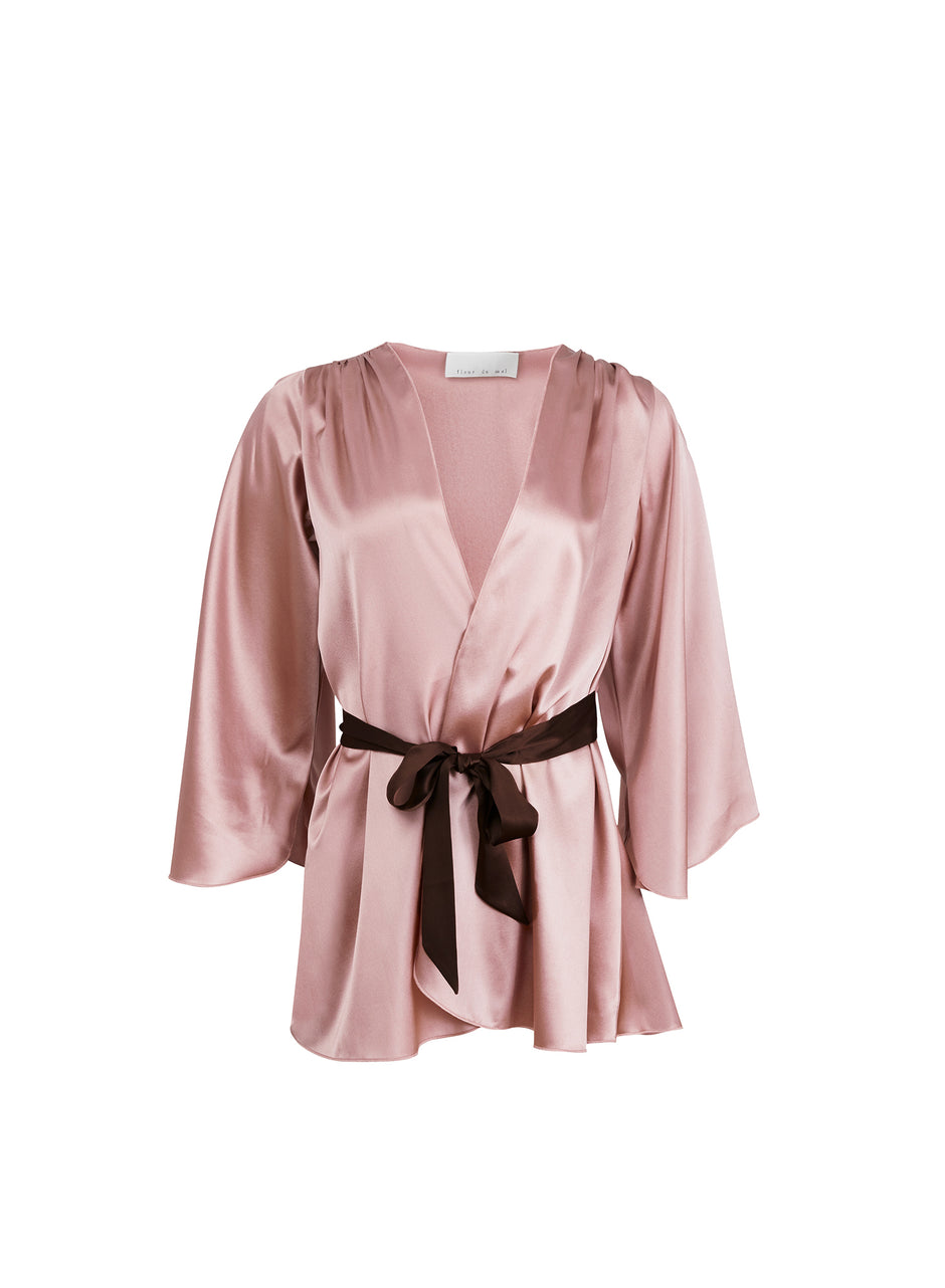 Tan - Angel Sleeve Robe | Fleur du Mal