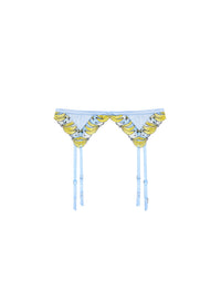 Banana Embroidery Garter Belt