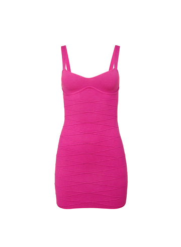Wild pink - Bandage Dress | Fleur du Mal