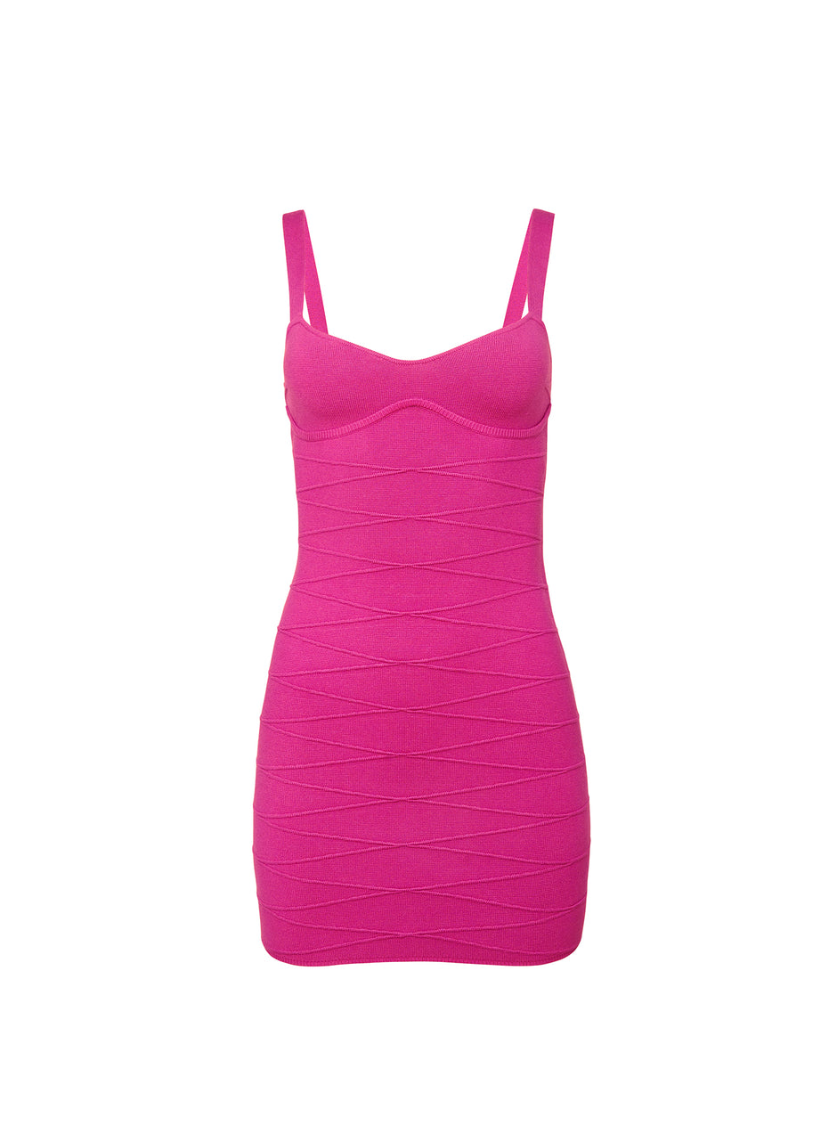 Wild pink - Bandage Dress | Fleur du Mal
