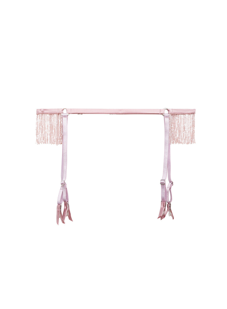 Rosebud - Beaded Fringe Garter Belt | Fleur du Mal