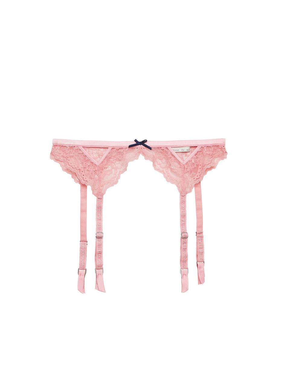 Pink lady - Bianca Lace Garter Belt | Fleur du Mal