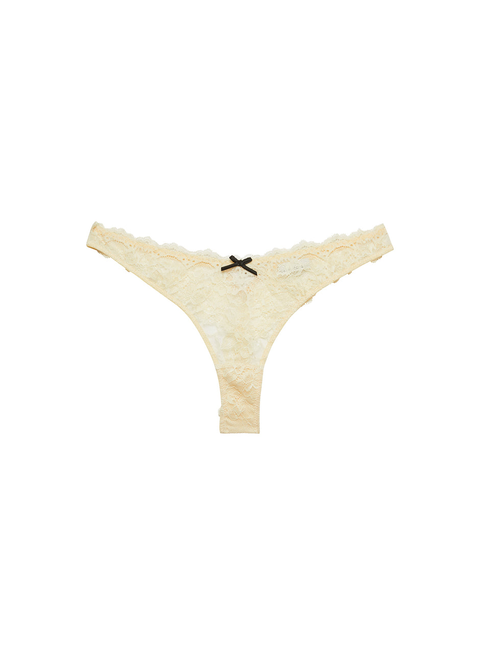 Buttercup - Bianca Lace Thong | Fleur du Mal