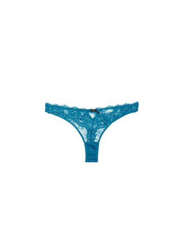 Aquamarine - Bianca Lace Thong | Fleur du Mal