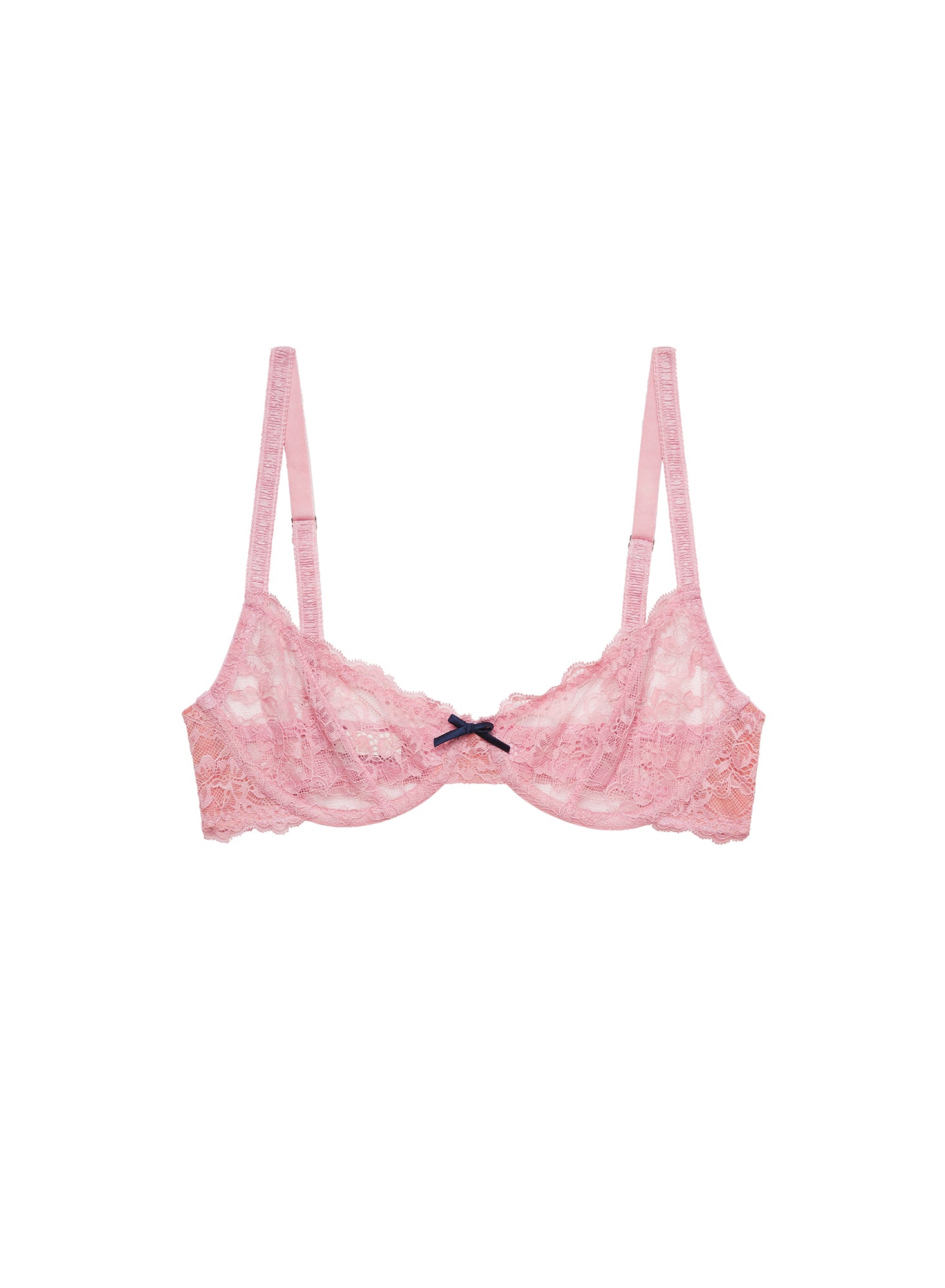 Bianca Lace Bra in Lady Pink-fleur du mal-flat