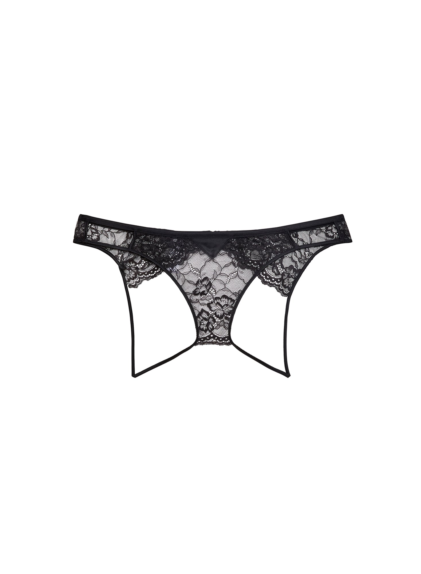 Bianca Lace Ouvert Panty-flat