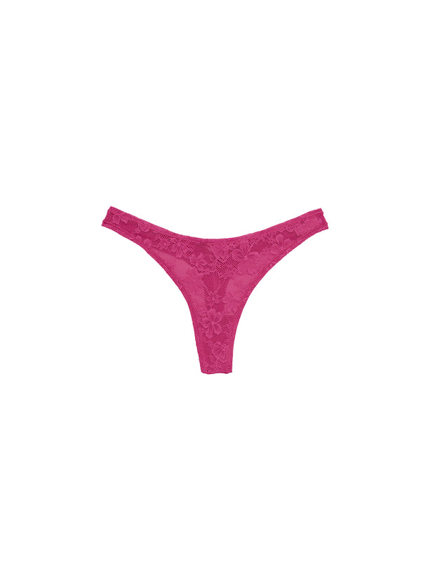 Big spender - Le Stretch Lace Thong | Fleur du Mal