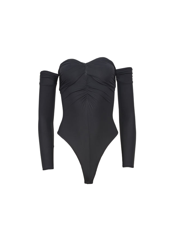Bardot, Como Jersey Bodysuit in Black