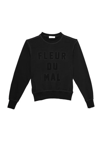 Black - Unisex Logo Sweatshirt | Fleur du Mal